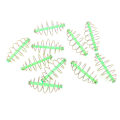Miniatyrbillede 9 af 9: 10-pak fjeder spole fast punkt rede maker spole inline metal agn kaste feeder fiskeri gear S S