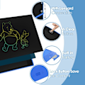 Miniatyrbild 2 av 7: 24 st LCD-ritplatta ritplatta 8,5 tum färgglad ritplatta för barn, LCD-raderbar doodle-platta pedagogisk leksakspresent för pojkar flickor