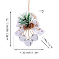 Miniatyrbild 1 av 4: Julbellsdekorationer Jingle Bells Hemdekorationer silver C