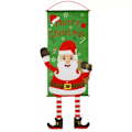 Miniatyrbild 1 av 3: Juldekorationer dörrset julhus bakgrundsbanner A