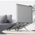 Miniatyrbilde 4 av 4: Datamaskinestativ bærbar brettbar kjøling aluminiumslegering stativ bærbar lagring løft bærbar stativ 16 tommer stjernestøv sølv