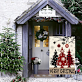 Miniatyrbillede 4 af 6: Glædelig Jul Haveflag 12x18 Tommer Dobbeltsidet Ude, Juletræspynt Snefnug Vinterferie Have Udendørs Dekorativt Flag