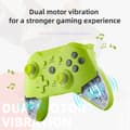 Miniatyrbillede 5 af 10: Sort trådløs spilcontroller, kompatibel med Switch-konsol, multiplatform gamepad med bevægelseskontrol