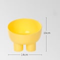 Pikkukuva 2 / 5: Kissan suosikki makaronikulho: Sulava, kaatumaton, suojaa kaulaa, 450 ml yellow