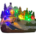 Miniatyrbilde 2 av 2: Juleby med snødekorasjon LED julescene dekorasjon size 2