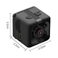 Miniatyrbilde 2 av 7: Mikrokamera SQ11, 1080p, HD, nattmodus, 360° roterende støtte, blå Blue