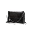 Miniatyrbillede 5 af 8: Dam Kedjeväska Axelväska Crossbody Väska Messenger Väska grey