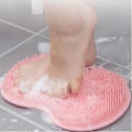Pikkukuva 7 / 7: Liukumaton silikonipohjainen suihkujalkakuorinta kylpyyn ja selkähierontaan Pink one size