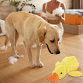 Miniatyrbilde 6 av 6: Quack-Quack Andedukke Hundefile, 2024 Nyeste Holdbar The Mellow Dog Rolig Andedukke Hundefile, Gul Stuffet Andedukke Hundefile for Hunder Innendørs Valp (Gul) Yellow