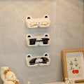 Miniatyrbild 4 av 4: Väggmonterad glasögonarrangör för katt, bärbar, utan hål, för närsynthet, solglasögonförvaring, bilglasögonorganisation, hem