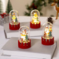 Miniatyrbillede 3 af 3: Varmt LED Julepynt, Træ, 6*6*11cm, Hvid size 2