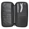 Miniatyrbillede 5 af 9: Kulfiber Business Wallet Bærbar Lynlås Wallet Kortholder Taske 21x11x3.5cm Sort Black