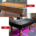 Miniatyrbillede 6 af 6: 7 Fods Billard Bord Dæksel, Pool Bord Dæksel, Vandtæt & Rivfast Dæksel til Pool Bord med Opbevaringspose (7ft) 7ft