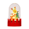 Miniatyrbillede 1 af 3: Varmt LED Julepynt, Træ, 6*6*11cm, Hvid size 3