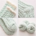 Miniatyrbillede 5 af 6: Fuzzy Varme Sovesokker til Kvinder Super Bløde Mikrofiber Cozy Sovesokker 6 eller 5 Par A4