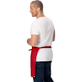Miniatyrbillede 3 af 7: Unisex Halv Bistro Server Forklæde Red