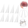Miniatyrbilde 6 av 7: 8 stk. Tilspissede Ring Display Stativ Ringbrakett Dekorativ Display Stativ Hånd Smykkeholder Smykke Stativ Bryllupsring Display Kjegle Ringholder for Smykke