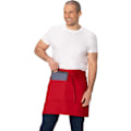 Miniatyrbillede 7 af 7: Unisex Halv Bistro Server Forklæde Red