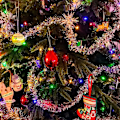 Miniatyrbilde 4 av 5: Juletrærpyntkrans, 6 stk Glitterkrans, til Juletrærpynt, Julefest, Bryllup, Bursdagsfest