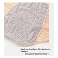 Miniatyrbild 5 av 5: Damunderkläder, bekväma, avslappnade, midja till hög midja, spetsmönster, triangulär form, plus size, fyra delar i ett set. 4XL
