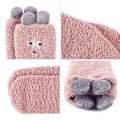 Pikkukuva 4 / 6: Pehmeät ja lämpimät tossusukat naisille - Superpehmeät mikrokuidut, mukavat nukkumissukat, 6 tai 5 paria 5 Pairs Cute Emotion