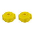 Miniatyrbild 4 av 5: 1/2/3/5 Professionell trumma snabbkopplingsmutter Enkel att installera trumma Yellow 3cm 2Set