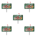 Miniatyrbild 2 av 5: 1/2/3/5 standardstorlek och väderbeständig printed fjäder YTYH2309032 5Set