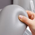 Miniatyrbild 2 av 5: PU Nagelarmstöd Kuddställ Tvättbart för manikyr nagelsalong Short Gray