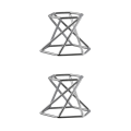 Miniatyrbild 1 av 5: 1/2/3/5 glasobjektiv med kulstativ för mineralprov Hexagon Silver 2Set