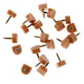 Miniatyrbild 3 av 5: 1/2/3/5 Högklackade spetsar Kranar Skoreparationsbyte Apricot Fine 12mm 12mm Thin Pin 1Set