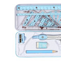 Miniatyrbild 3 av 5: 1/3 Math Geometry Kit 8st Studenttillbehör Gradskiva för 1Set