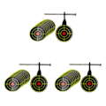 Miniatyrbild 3 av 5: 1/2/3/5 Metal Practice Target 5mm Tree Standing Target Rotary 3Set