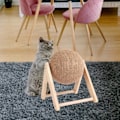 Miniatyrbild 5 av 5: Cat Scratching Ball Slitstarka husdjurstillbehör Träning Hållbar S