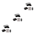 Miniatyrbild 5 av 5: 1/2/3/5 Telefon Spegel Reflektion Clip Bred Applicering Lätt att black remote control 3PCS