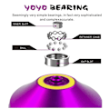Miniatyrbild 5 av 5: 1/2/5 BEBOOYOYO Cool Legering Professionell YoYo Kullagersträng Purple 1Set
