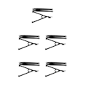 Miniatyrbild 2 av 5: 1/2/3/5 Aluminiumlegering Trigon Support Bar Bakre Support Bar För black 5Set