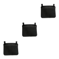 Miniatyrbild 4 av 5: 1/3/5 1st Universal Anti Gravity Stol Sidoväska Anti Gravity black 30x25cm 3Set
