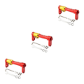 Miniatyrbild 4 av 5: 1/2/3/5 Folding Bike Easy Wheel Extension Rod Bekväm och Red 3PCS