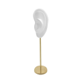 Miniatyrbild 3 av 5: 1/2/3 Örhänge Display Stand Human Ear Model Stud Holder Showcase Left Translucent Height: 18cm 1Set