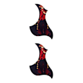 Miniatyrbild 1 av 5: 1/2/3 Universal Folk Gitarr Självhäftande Pickguard Sticker för 2Set
