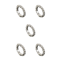 Miniatyrbild 1 av 5: 1/2/3/5 Stretch Crystal Ring Utsökt inläggning för Elegant silver 1 row 5PCS