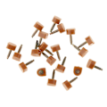 Miniatyrbild 1 av 5: 1/2/3/5 Högklackade spetsar Kranar Skoreparationsbyte Apricot Thick 9mm 9mm Thick Pin 1Set