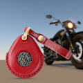 Miniatyrbild 2 av 5: 1/2/3/5 cover PU-läder Söt passform för motorcykelpojkvän Red 1Set