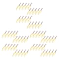 Miniatyrbild 5 av 5: 1/2/3/5 20 stycken Fiskedrag Verklighetstrogna fiskedrag Reflekterande Gold M 3Set