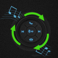 Miniatyrbild 3 av 5: 1/2/3/5 Universal Wireless Bluetooth Media Button 7 Key for För Black 46x12mm 1Set