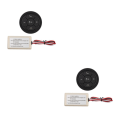Miniatyrbild 1 av 5: 1/2/3/5 Universal Wireless Bluetooth Media Button 7 Key for För Black 46x12mm 2Set