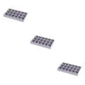 Miniatyrbild 3 av 5: 1/2/3/5 Stapelbar smyckesbricka Multipurpose Portable Velvet för 18 Grids Style A 3Set