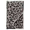 Miniatyrbild 1 av 5: 1/2/3 Throw Blanket Leopard Print Flanell Fleece Filtar Plysch gray 51x71in 1Set