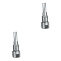 Miniatyrbild 2 av 5: 1/2/3/5 Diameter Shank Router Collet Extension För Chuck Hållare Silver 12mm 2Set