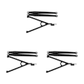 Miniatyrbild 1 av 5: 1/2/3/5 Aluminiumlegering Trigon Support Bar Bakre Support Bar För black 3Set